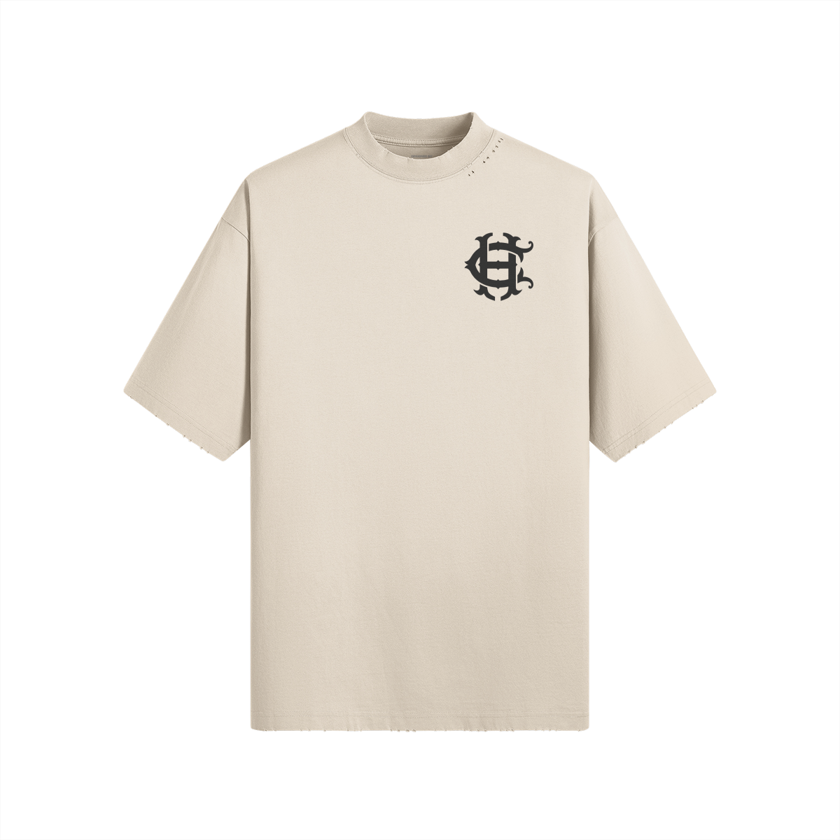 HUMILITY CULTURE® DISTRESSED TEE [CREAM]